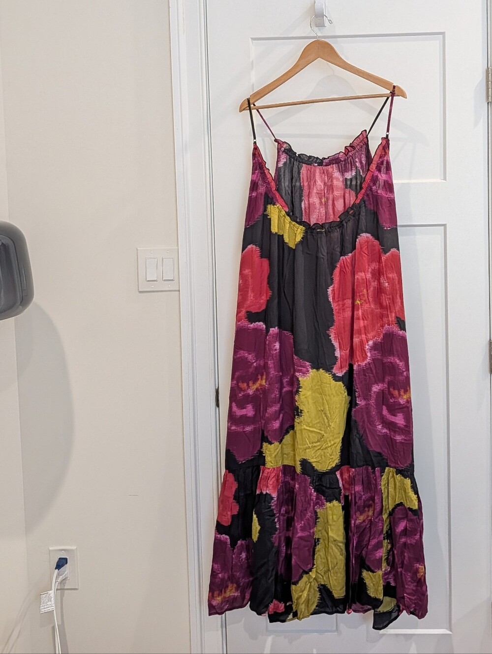 HTF By Anthropologie Flounced Maxi Cover-Up Dress - Picture 4 of 4
